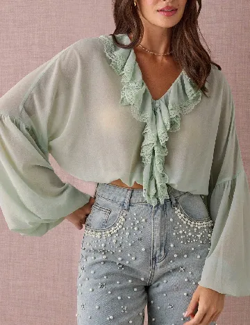 Bluza SHEIN, verde