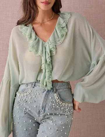 Bluza SHEIN, verde