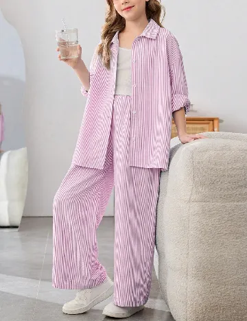 Compleu Shein Kids, roz