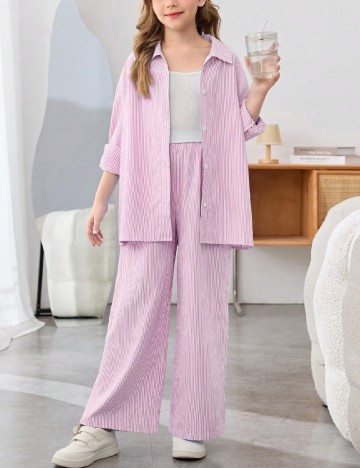 Compleu Shein Kids, roz