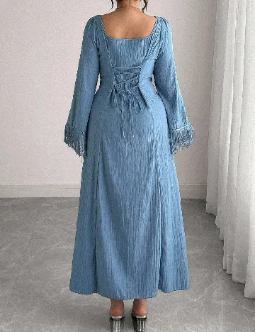 Rochie lunga SHEIN CURVE, albastru