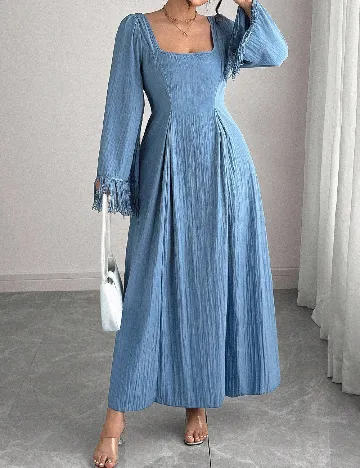 Rochie lunga SHEIN CURVE, albastru