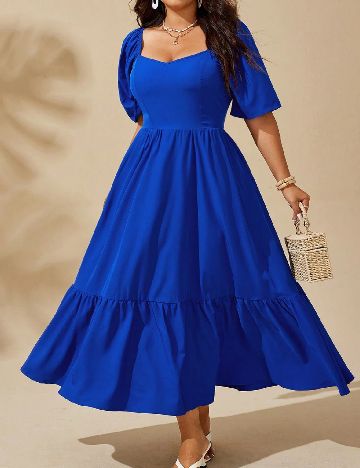 Rochie lunga SHEIN CURVE, albastru