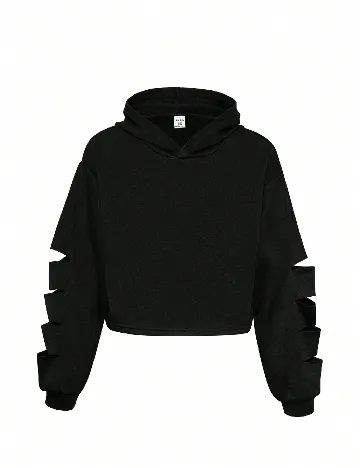 Hanorac Shein Kids, negru