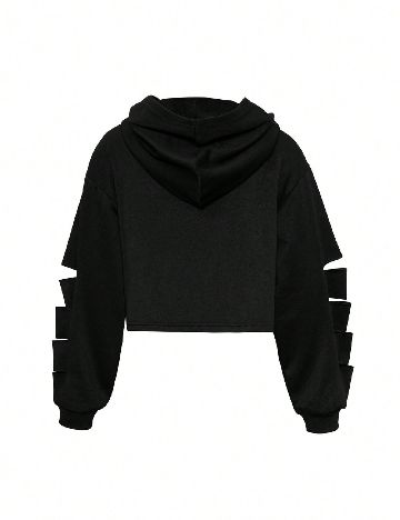 Hanorac Shein Kids, negru