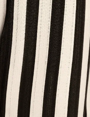 Top Musera, crem/negru