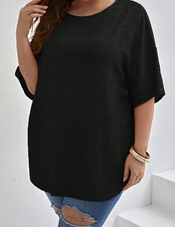Bluza SHEIN CURVE, negru