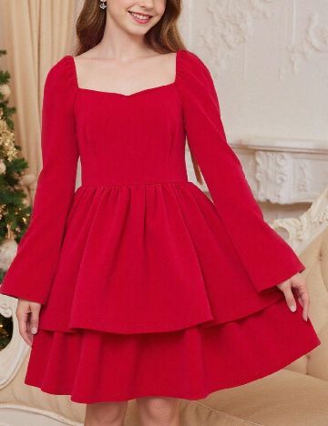 Rochie Shein Kids, rosu