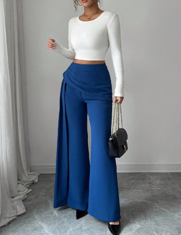 Pantaloni SHEIN, albastru