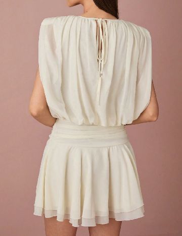 Rochie scurta SHEIN, ecru