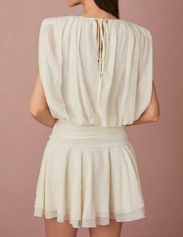 Rochie scurta SHEIN, ecru