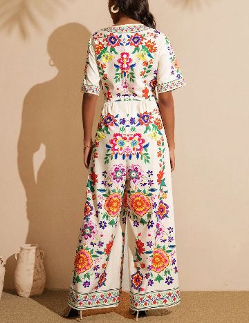 Salopeta SHEIN, floral print