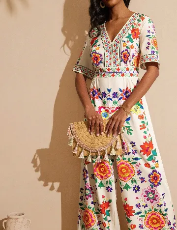 Salopeta SHEIN, floral print