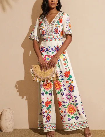 Salopeta SHEIN, floral print