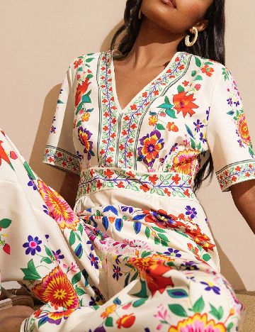 Salopeta SHEIN, floral print