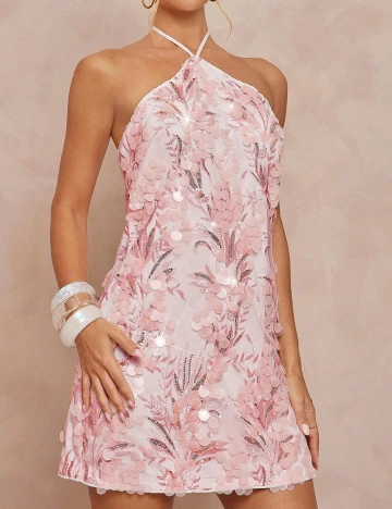 Rochie scurta SHEIN, roz