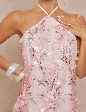 Rochie scurta SHEIN, roz