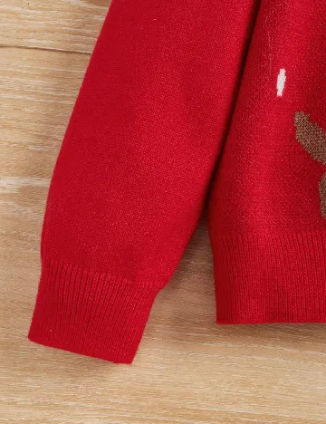 Pulover Shein Kids, rosu