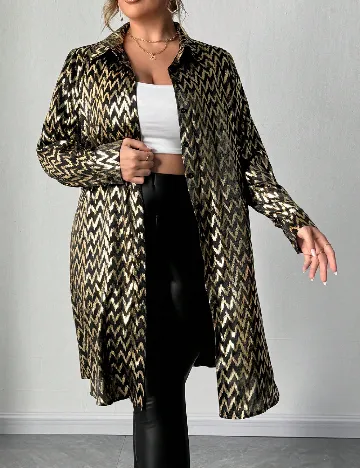 Camasa SHEIN CURVE, negru