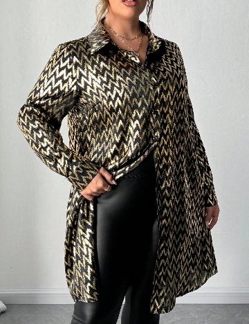 Camasa SHEIN CURVE, negru