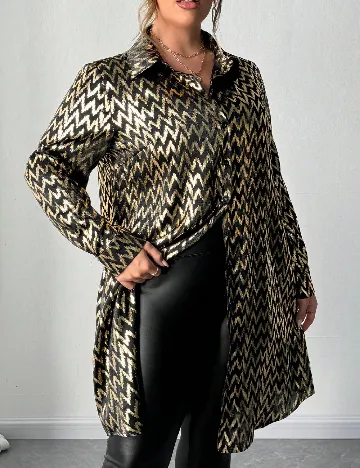 Camasa SHEIN CURVE, negru