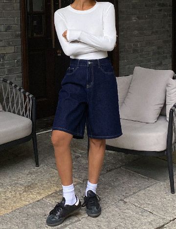 Pantaloni scurti Dazy, bleumarin