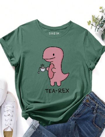 Tricou SHEIN, verde