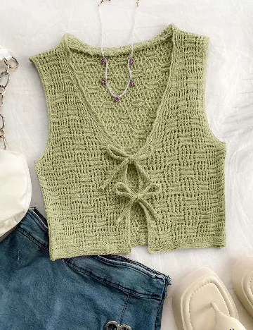 Top SHEIN, verde