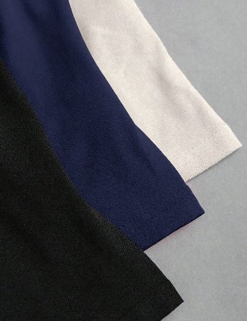 Set topuri 3 bucati SHEIN CURVE, mix culori