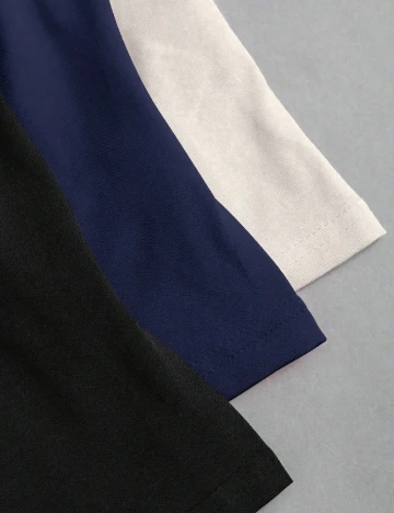 Set topuri 3 bucati SHEIN CURVE, mix culori