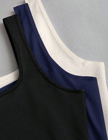 Set topuri 3 bucati SHEIN CURVE, mix culori