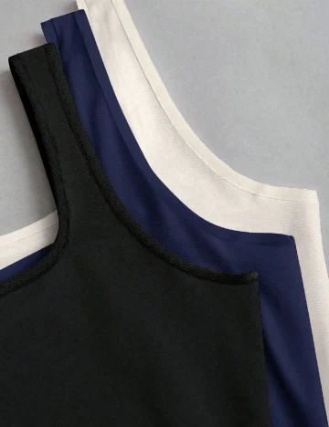 Set topuri 3 bucati SHEIN CURVE, mix culori