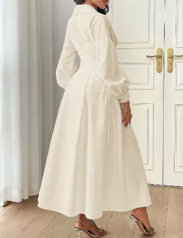 Rochie lunga SHEIN, crem