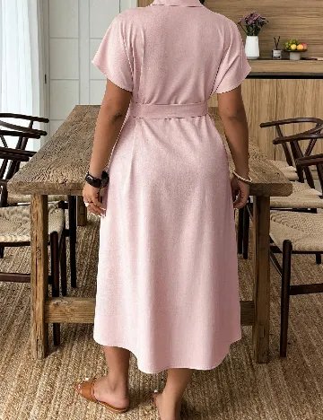 Rochie medie SHEIN CURVE, roz