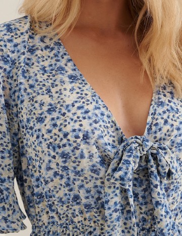 Rochie scurta NA-KD, albastru