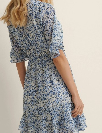 Rochie scurta NA-KD, albastru