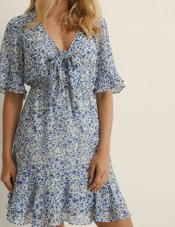 Rochie scurta NA-KD, albastru