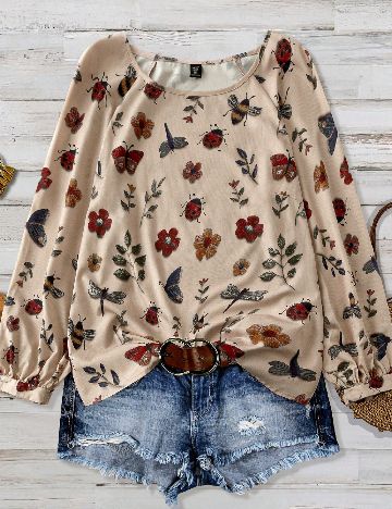 Bluza SHEIN CURVE, mix culori