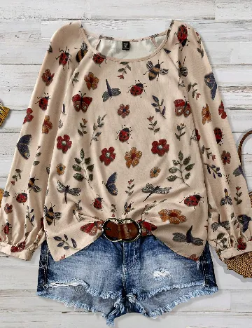 Bluza SHEIN CURVE, mix culori