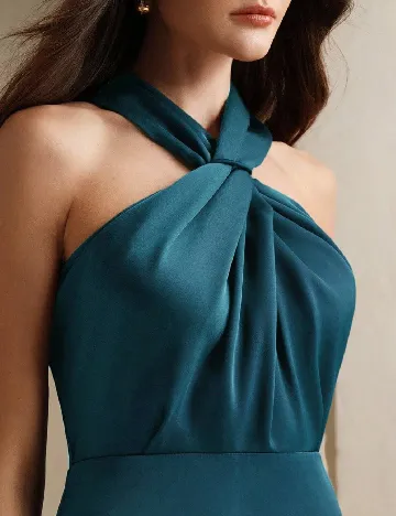 Rochie lunga Anewsta, albastru