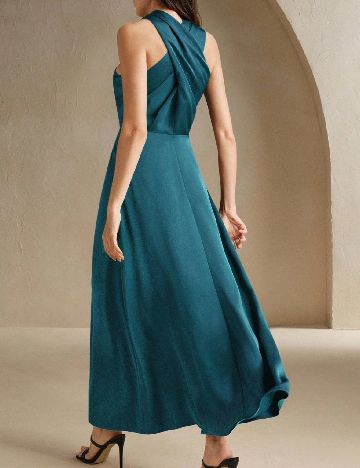 Rochie lunga Anewsta, albastru