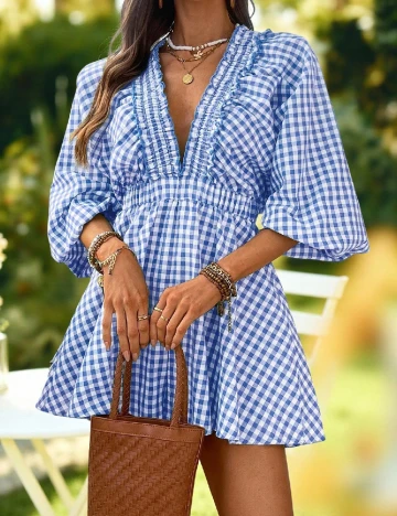 Salopeta SHEIN, albastru