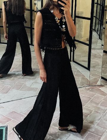 Pantaloni Zara, negru