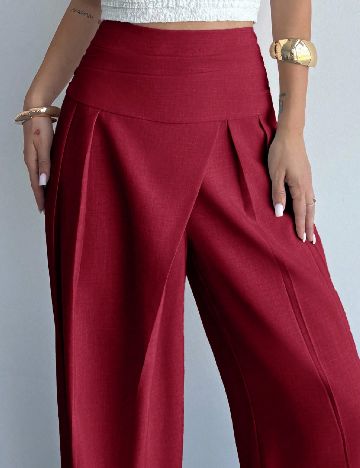 Pantaloni SHEIN, rosu