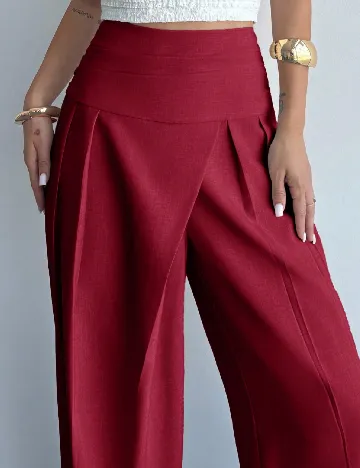 Pantaloni SHEIN, rosu