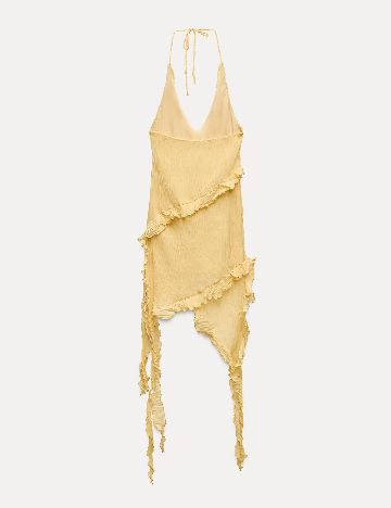 Rochie scurta Zara, galben