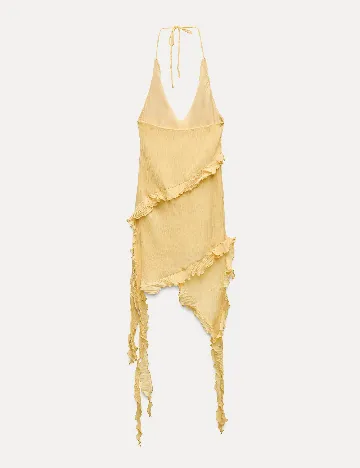 Rochie scurta Zara, galben