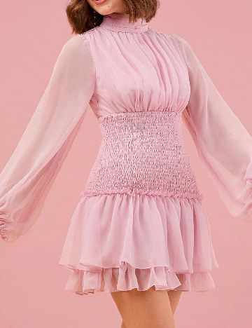 Rochie scurta SHEIN, roz