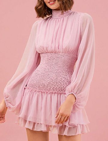 Rochie scurta SHEIN, roz