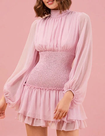 Rochie scurta SHEIN, roz